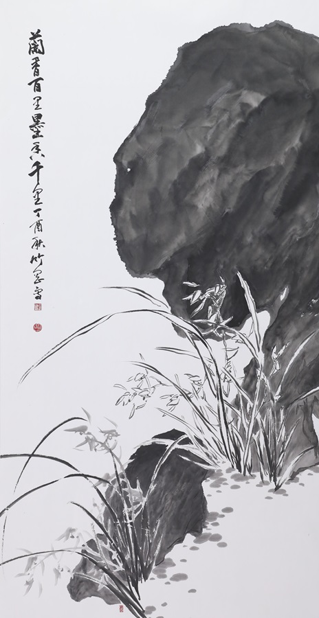 蘭香百里(난향백리)  70X140cm